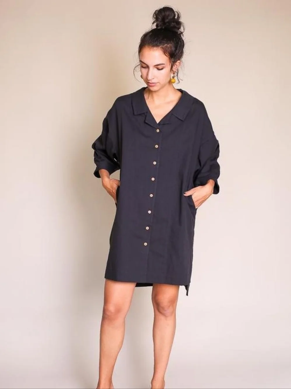 Black Ilana Kohn Harrison Dress Size Small - Picture 6 of 8